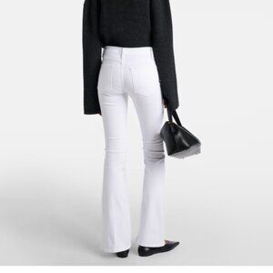 Frame Denim White Jeans high rise flare jeans 28